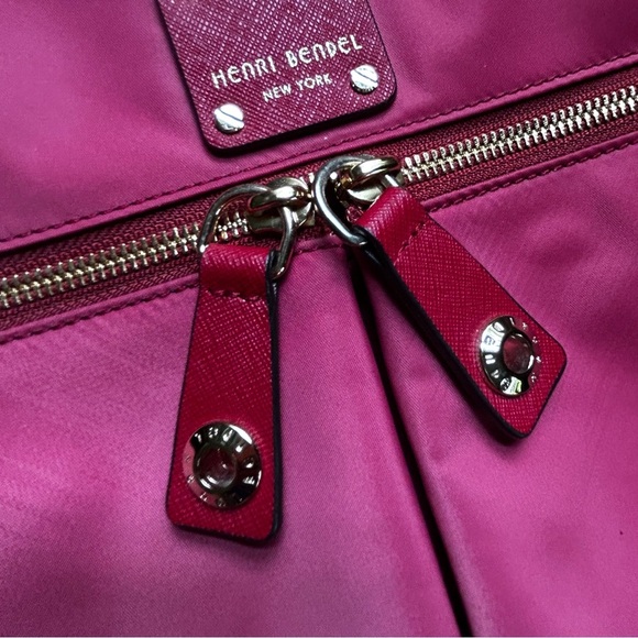 Henri Bendel red convertible Beguelin shoulder crossbody bag - Picture 4 of 14